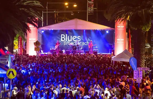 Blues on Broadbeach event precinct on the Gold Coast