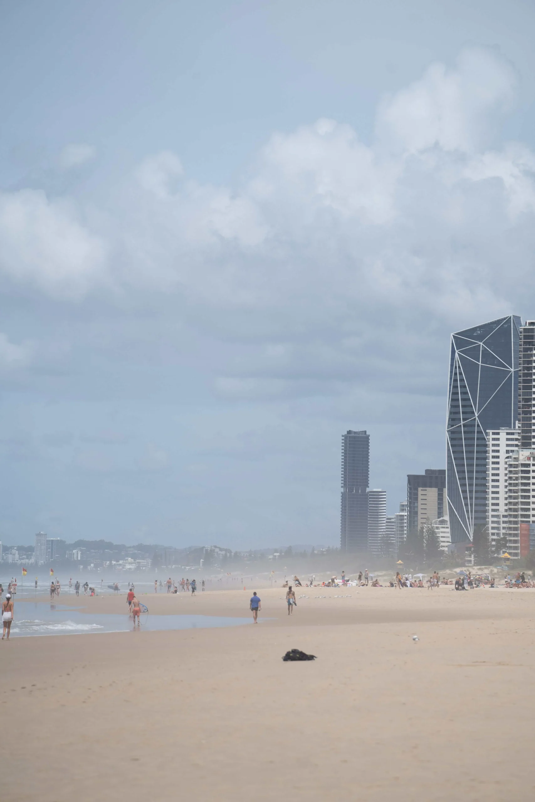 Surfers Paradise beach and skyline on the Gold Coast